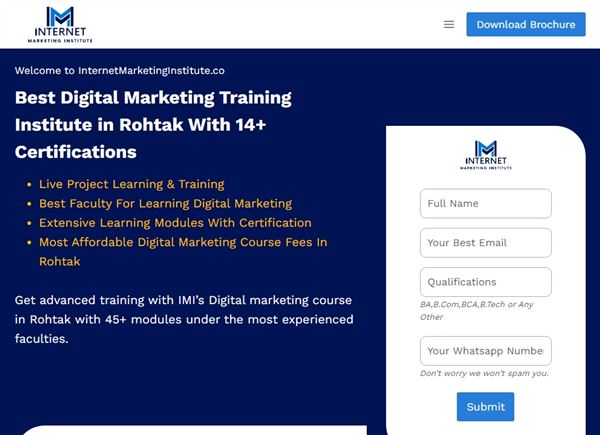Digital Marketing Course Rohtak Branch 2 - IMI X Digihandler